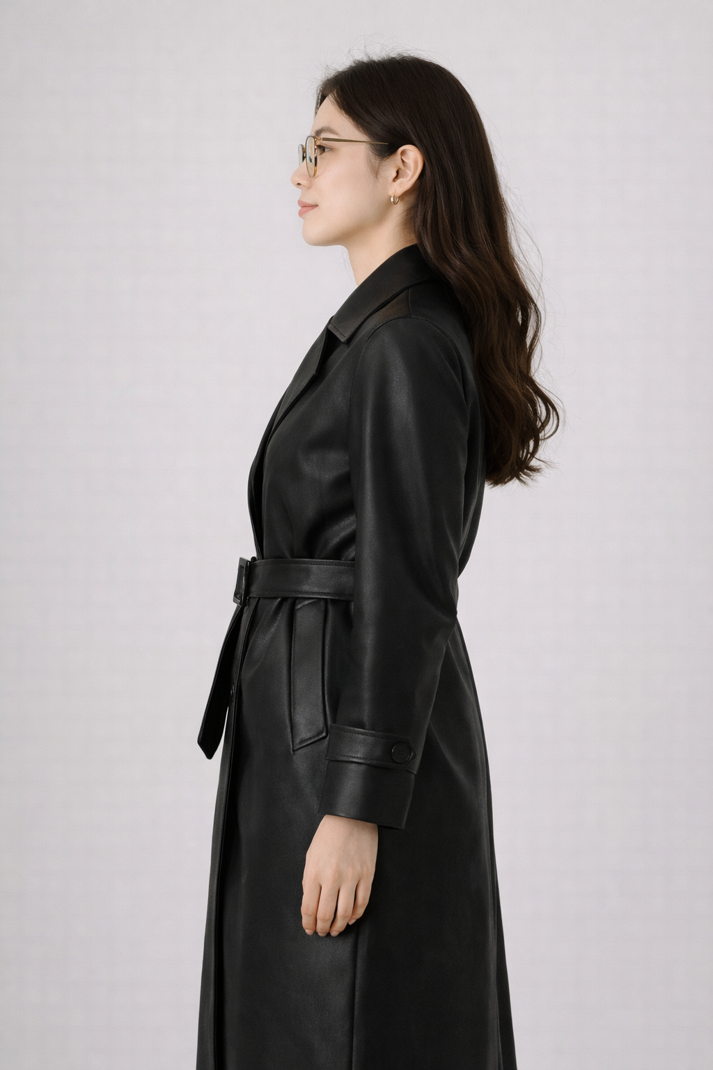 Luxury Leather Jacket Coat