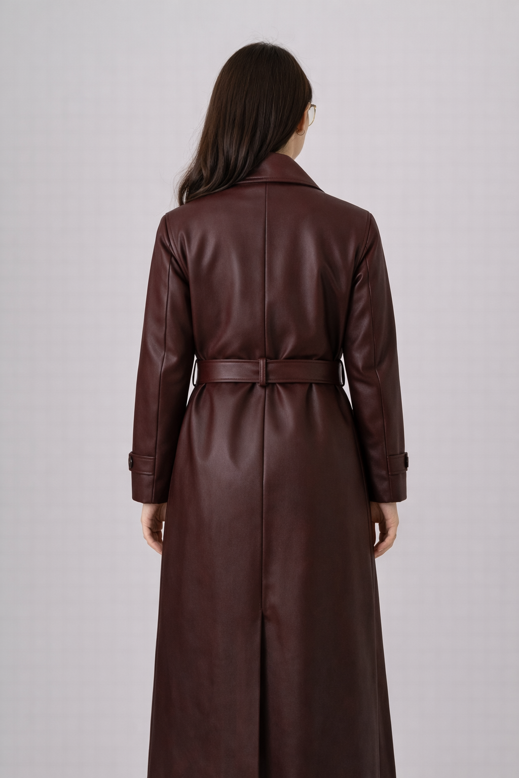 Luxury Leather Jacket Coat